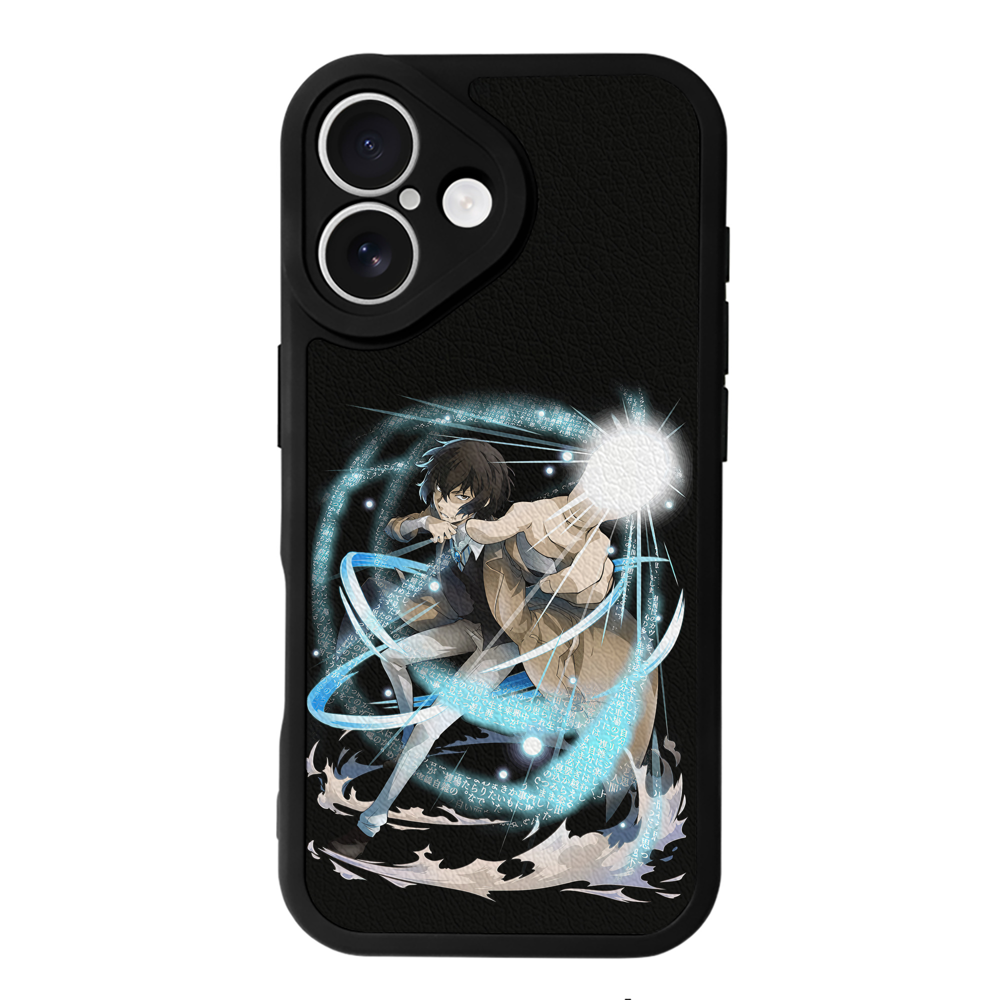 （画像用） 文豪ストレイドッグス Bungo Stray Dogs 【iPhone 16シリーズ対応】シリコンスマホケース（レザー調） 材質：シリコン